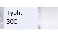 Typh.30C / 腸チフス：タイフォイダイナム